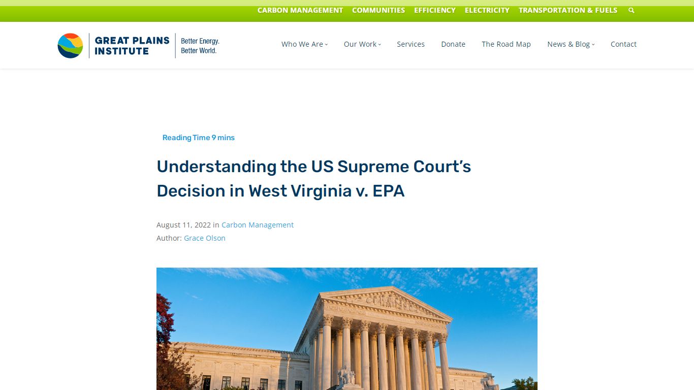 Understanding the US Supreme Court’s Decision in West Virginia v. EPA